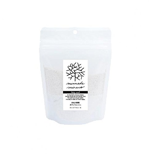 みんなでみらいを 100%無添加 米ぬか酵素ボディウォッシュ 詰替用 115g×2袋 無添加 糠 オーガニック 天然 酵素 米糠 2017年SDGsビジネスアワード大賞