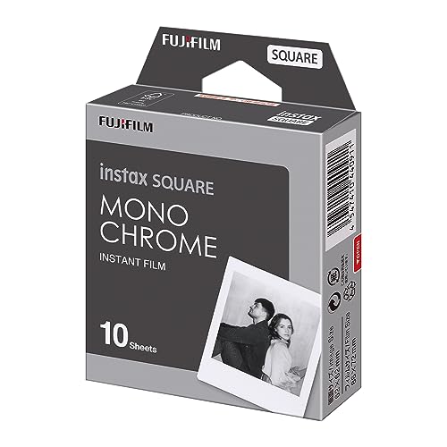 富士フイルム(FUJIFILM) スクエアフォーマットフィルム instax SQUARE モノクロームフレーム 10枚入 INS SQ MONOCHROME WW1