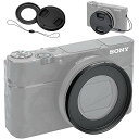 専用メタル52mmスレッドフィルターアダプターレンズアダプター。Sony(ソニー) RX100M5A RX100M5 RX100M4 RX100M3 RX100M2 RX100用 UV CPL NDフィルターの取り付け用 52mmスナップオンレンズキャップ&キャップキーパーストリング付き(2)