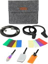 レンズベビー Lensbaby フィルターセット OMNI Color Kit ラージ カラー効果フィルム&クリスタルワンドセット フィルターカラーフィルター9...