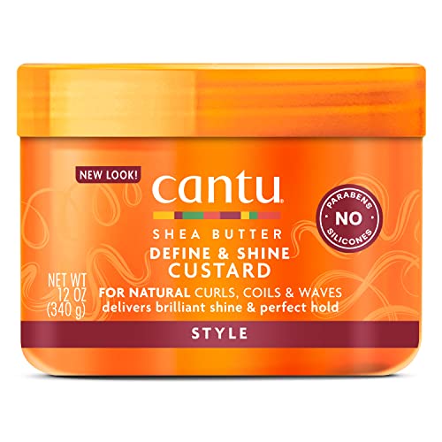 CANTU SHEA BUTTER FOR NATURAL HAIR DEFINE & SHINE CUSTARD 340gm