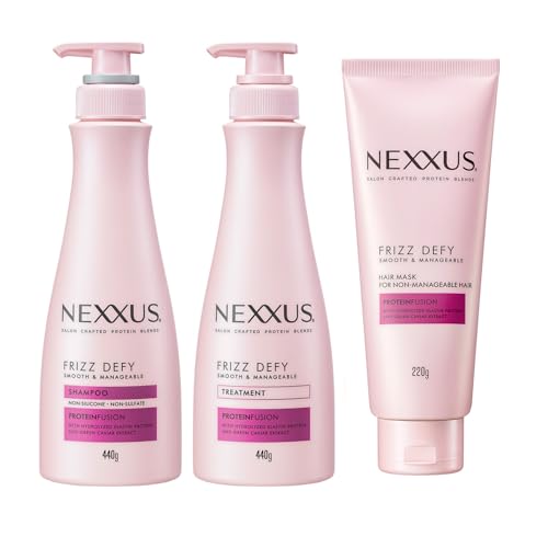 【セット買い】NEXXUS(ネクサス) スムースアンドマネージャブル シャンプー＋コンディショナー(トリートメント)＋ヘアマスク 3点セット 各440g+220g 日本製