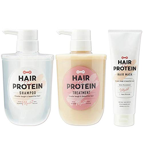コスメテックスローランド ヘアザプロテイン モイスト シャンプー 460mL + トリートメント 460mL + ヘアマスク 180g セットのサムネイル
