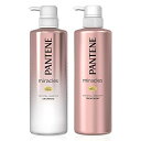 パンテーンミラクルズ シャンプー ポンプ 500mL + トリートメント 500g クリスタルスムース 【セット買い】