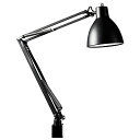 山田照明 Zライト LEDデスクライト E26LED電球 電球色 ホワイト Z-00N W セード幅φ152mm・セード高162mm・アーム長300+360mm