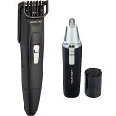 【セット品】 ロゼンスター 水洗い 鼻毛 耳毛 カッター 静音 低振動設計 乾電池式 + 水洗い ヒゲ トリマー メンズ シェーバー 電気シェーバー アタッチメ...
