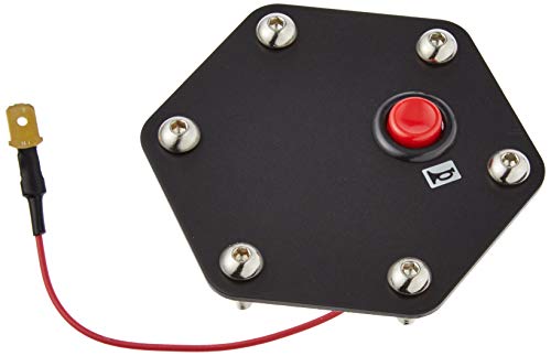 大恵産業(Daikei Sangiyo) Daikei プレートホーンボタン 黒アルマイト/レッド PH03