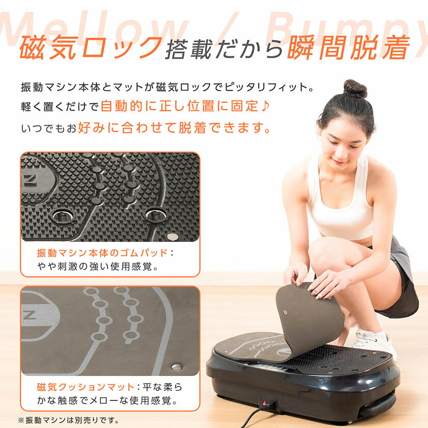 TOKAIZ 振動マシンTVI-002 PRO専用磁気クッションマット 3