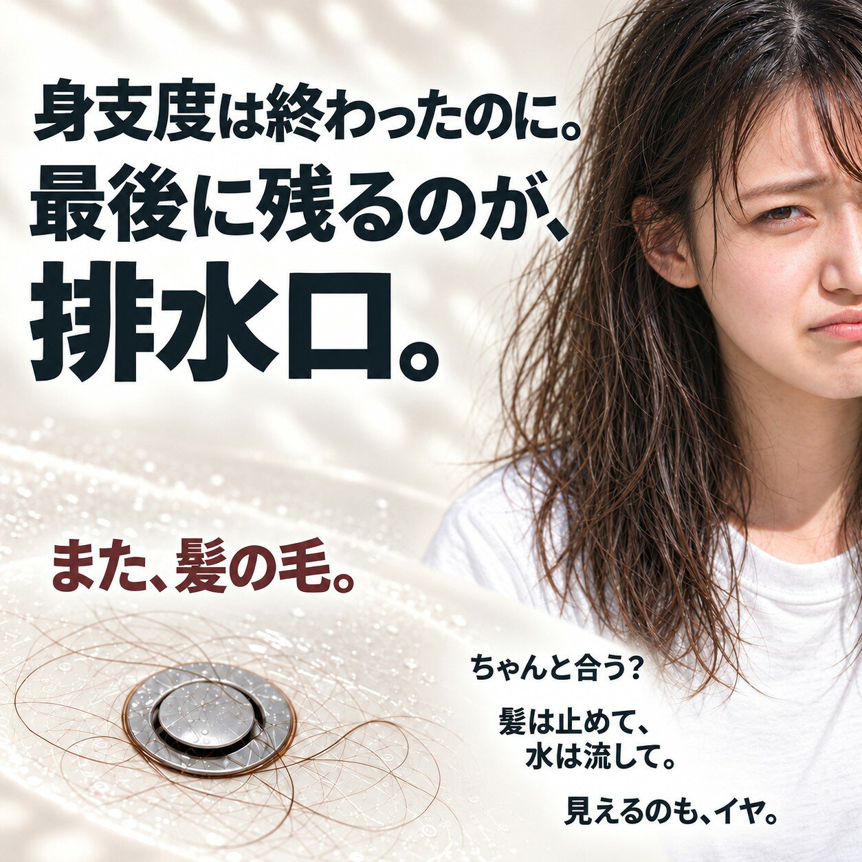 楽天ランキング1位[日本ブランドTOKAIZ] 洗面台 排水口 ゴミ受け ごみ受け ヘアキャッチャー ヘアーキャッチャー 排水溝 排水口ネット100枚付き SUS304ステンレス 36-45mm対応 ネット交換式 浅型 髪の毛 詰まり対策 掃除簡単 洗面所 浴室 お風呂 取り付け簡単 排水溝ネット ysmya-10012656 TOKAIZ Style サンプル画像2