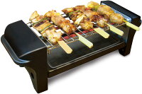 【お一人焼鳥グリル】送料無料 ギフト プレゼント 一人暮らし おうち時間 卓上でアツアツの焼肉や焼き鳥が楽しめる! お手入れ簡単!水洗い可能!一人用 卓上コンロ