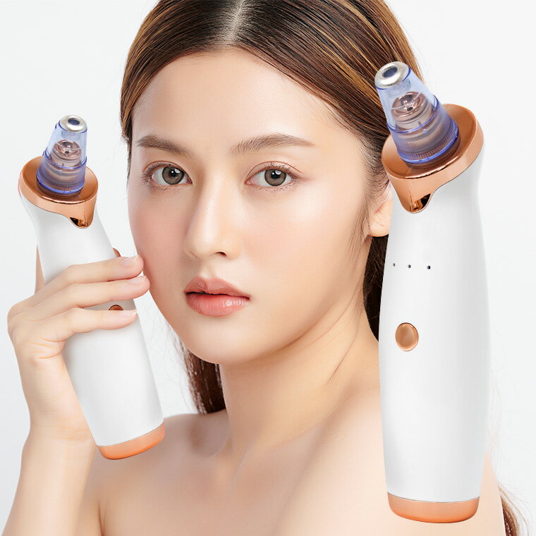 【毛穴クリーナーBeauty ゴールド】送料無料 あす楽 毛穴吸引器 毛穴吸引 毛穴吸引機 毛穴ケア 毛穴 吸引 黒ずみ 鼻 除去 角栓 吸引機 美顔器 毛穴吸引器 黒ずみ吸出 毛穴 黒ずみ 除去 イチゴ鼻 角栓 フェイスケア 5種類の吸引ヘッド 3段階 USB充電式 日本語説明書付