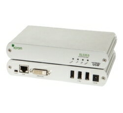 EL5353 DVI + USB 2.0：DVI + USB 延長器｜Cat5e/6/7：100m｜DVI：WUXGA｜USB2.0：3ポート｜USBスループット：40Mbps