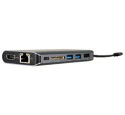 KDock-3：USB-C ハブ・マルチポートアダプタ (HDMI, DisplayPort, GigabitLAN, USBハブ, PD/BC1.2, SDカード)