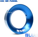 【アルミCNC】エアファンネル50mm青PWKビッグキャブ用ジョグ3KJ/ジョグ3YJ/ジョグスポーツ[3RY]ジョグC[SA01J]ジョグZ2[SA04J]BJ[SA24J]