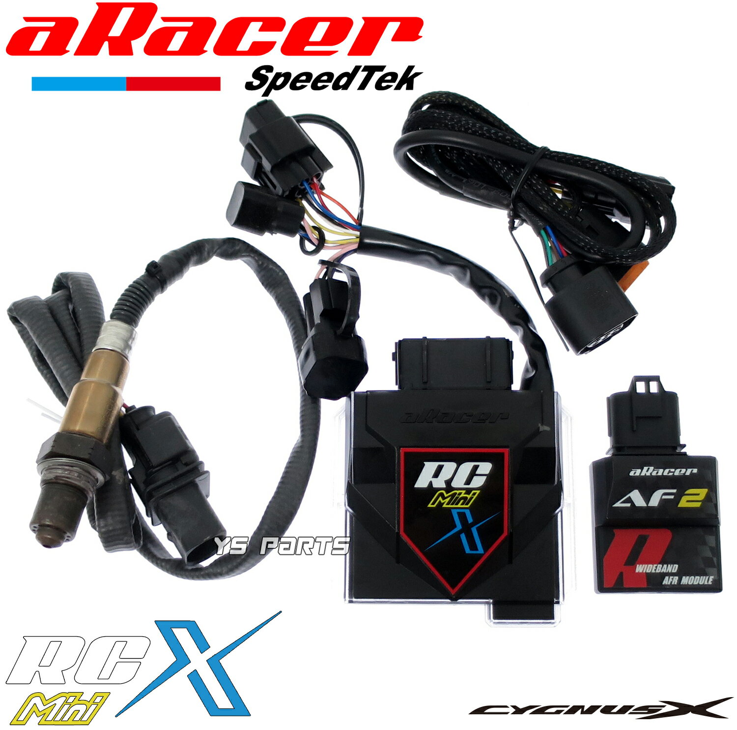 【送料無料】[クアッドコア]aRacer RC miniXフルコン+AF2 O2センサーモジュール シグナスX 4型/BW'S-R/BWS-R/BW'SR/BWSR[5期台湾/前期国内]【処理速度200%アップ!!】