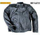 【送料無料】【驚くような柔らかさ】モトフィールドMF-LJ72脱着式ベスト+脱着可能肩/肘/脊椎パッド シープシングルレザージャケット ブラック M/L/LL/...