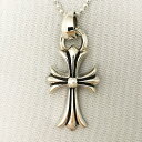 クロムハーツ シルバーアクセサリー メンズ クロムハーツ　CHROME HEARTS　CHクロスペンダントWithベイルPENDANT SMALL CH CROSS with BALE　インボイス付　USA　正規品直輸入　ペンダント　ネックレス　アクセサリー　シルバー　トップ　メンズ　芸能人 　ブランド　送料無料