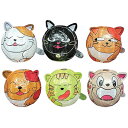 紙風船(12枚入り) ねこ6柄アソート(袋入) 紙風船 おもちゃ 風船 景品 駄菓子屋 懐かし玩具 販促 販売促進 お子様ランチ サービス品 お正月 お祭り