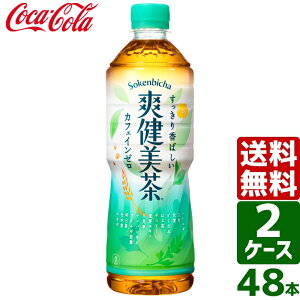 【2ケースセット】爽健美茶 600ml PET 1ケース×24本入 送料無料