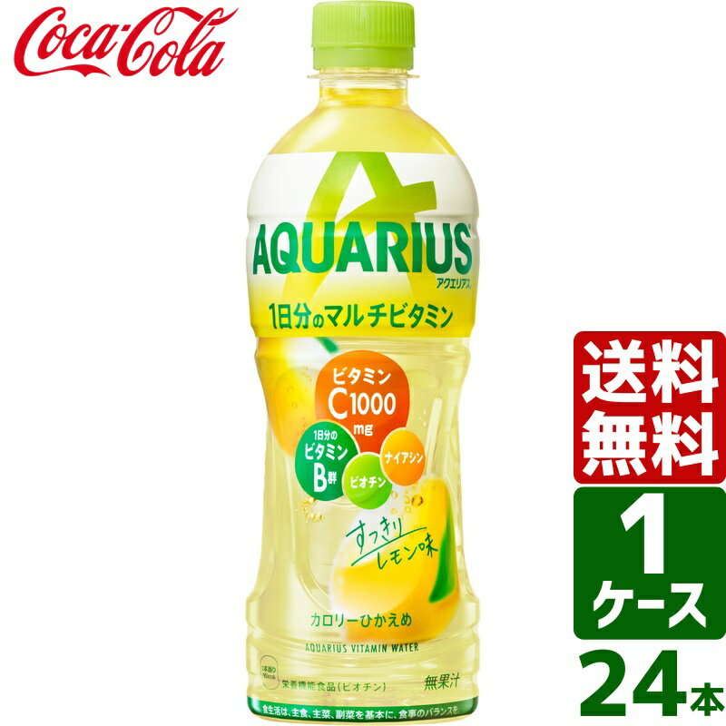 アクエリアス 1日分のマルチビタミン 500ml PET 1ケース×24本入 送料無料