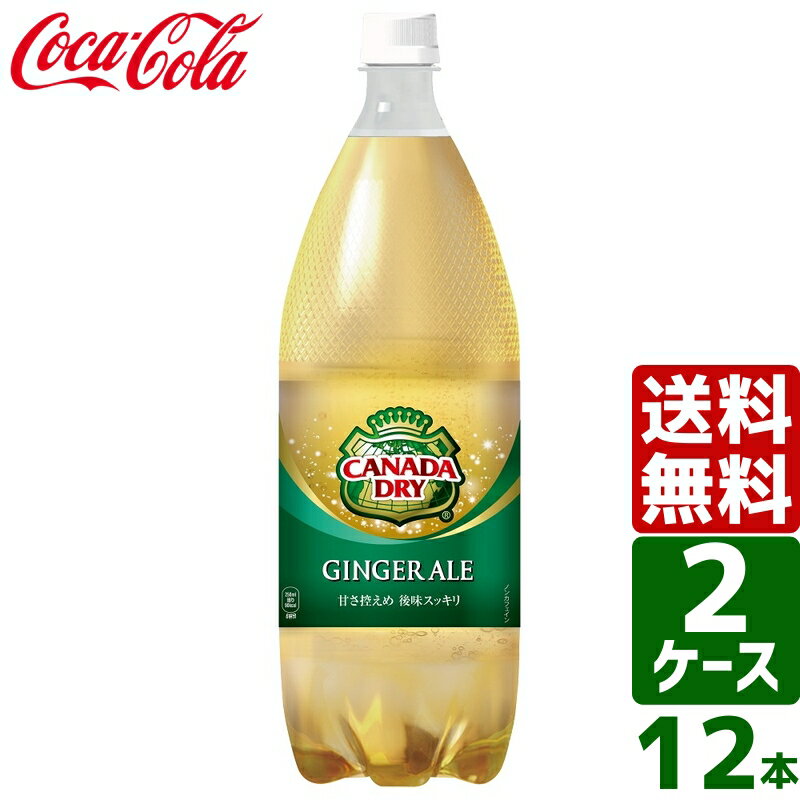 【2ケースセット】カナダドライ ジンジャーエール 1.5L PET 1ケース×6本入 送料無料