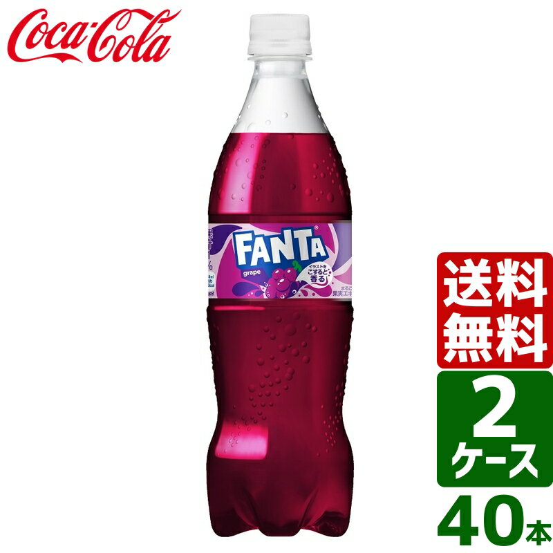 【2ケースセット】ファンタ グレープ 700ml PET 1ケース×20本入 送料無料