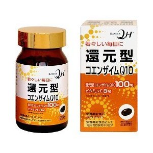 【商品説明】 カネカ社製還元型コエンザイムQ10を1日2粒に100mg配合し、更にビタミンEを配合した、栄養機能食品(ビタミンE)です。若々しい毎日の美容と健康を応援します。 【お召し上がり方】 栄養機能食品として、1日2粒を目安に水またはぬるま湯と共にお召し上がりください。 【原材料】 サフラワー油、ゼラチン(豚皮由来)、還元型コエンザイムQ10、グリセリン、グリセリン脂肪酸エステル、ミツロウ、カラメル色素、ビタミンE 内容量:60粒（430mg×60粒） ・広告文責：吉通貿易株式会社 TEL：048-940-1206 ◆ご注意◆ ・製品のデザイン・仕様・外観・価格は予告なく変更される場合があります。予めご了承願います。 ・メーカー欠品の場合キャンセルのお願いをする場合がございます。 ・在庫数は随時変動し、即時反映されない場合がございます。 メーカー名:株式会社ユニマットリケン 生産国:日本