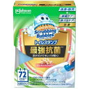 ジョンソン スクラビングバブル トイレスタンプ 最強抗菌 エレガンスフラワーの香り 本体 38g トイレ掃除 洗浄 防汚 酸素系