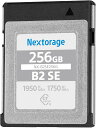 Nextorage CFexpress Type B NX-B2SE256Gは、主に高画質の静止画撮影から記録後の編集、共有に至るまでの一連の作業時間を短縮し、業務効率の向上に寄与します。 最大転送速度 : 読出し1950MB/s 書込み1750MB/s 最低継続書込み速度：400MB/s 高画質の静止画撮影 ダウンロード特典：メモリーカードファイルレスキュー