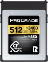 ProGrade Digital CFexpress 4.0 Type B GOLD 512GB ¥á¥â¥ê¡¼¥«¡¼¥É (ºÇÂçÆÉ¹þ3400MB/s ºÇÂç½ñ¹þ3000MB/s) ¥×¥í¥°¥ì¡¼¥É¥Ç¥¸¥¿¥ë