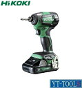 HiKOKI(日立工機) (コードレス)インパクトドライバー【型式WH18DE(2LC)】(18V 4.0Ah)《電動工具/コードレス/充電式/インパクト/締付...
