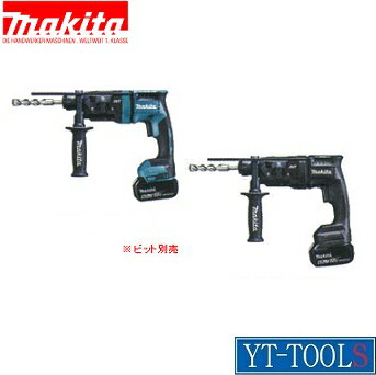 メーカー：Makita 商品名：充電式ハンマドリル(SDSシャンクドリル)【型式 HR182DRGX/B】 【特長】 ●クラス最速＆自己集じん ●集じんシステムワンタッチ着脱、HEPAフィルタ ※集じんシステム別売り ●BLモータ、圧倒的な低振動、軽量3.4g ●3モード切替、回転＋打撃／回転／打撃 ※集じんシステム（DX05）使用時は[回転＋打撃]コンクリート穴あけのみ使用可 ●無線連動集じんも対応（集じん機・ワイヤレスユニット別売） 【仕様】 ●カラー展開：青／黒 ●穴あけ能力(mm)：コンクリート：18 ※DX05不使用の場合　鉄工：13、木工：24、コアビット：35、ダイヤモンドコアビット：32 ●回転数：0&#12316;1,350min-1 ●打撃数：0&#12316;5,000min-1 ●機体寸法（mm)：301×82×285mm ●質量：2.5kg（バッテリ含む） ●電圧：18V ●シャンク形状：SDSプラスシャンク ●振動3軸合成値(m/s2)：11.0(ハンマドリル)、9.0(ハンマ)、2.5(ドリル) ●作業量(目安)　コンクリート穴あけ（コンクリート圧縮強度40MPa）：Φ10.5mm・深さ40mm／約155本、Φ6.5mm・深さ40mm／約250本 【セット内容・付属品】 ●バッテリ(BL1860B)×2本 ●充電器(DC18RF) ●ケース ●サイドグリップ ●ストッパポール ※ビット・集じんシステム別売り