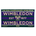 Wimbledon(ウィンブルドン) 2015年モデル オフィシャル商品 限定販売 チャンピオンシップタオル パープル 全英オープンテニス【あす楽】