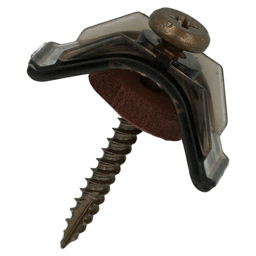 ポリカ連結波板スクリュー木下地 3.9×23ブロンズ 1連(9本) ［10連］ #八幡ねじ YAHATA DIY 通販