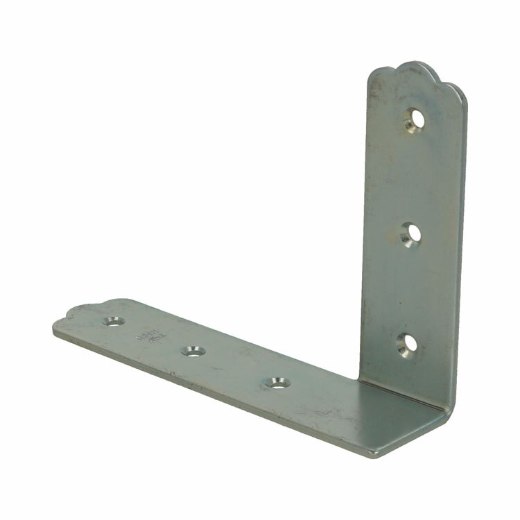 横折 左 120 ［5個］#横折 よこおれ 補強金物 隅金 取付 接合 金折 DIY 八幡ねじ