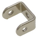 KV ミニステーコの字金具 MS43 ニッケル 14X17.2x14mm ニッケル (500個箱売)