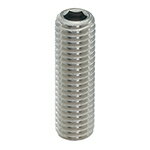 ステン六角穴付止めねじ 平先 M8X20 【10本】 ホーロ いもねじ イモネジ 6角 6カク bolt nut 八幡ねじ ..