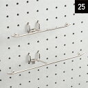 有孔ボード フック ディスプレーフック ピッチ25mm/30mm シルバー ブラック