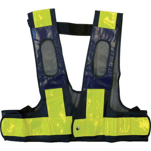 TR ミズケイ フルハーネス用安全ベスト 装着できるんです キングサイズ 紺/黄 【品番 : 5941152 7305】 【2504623】