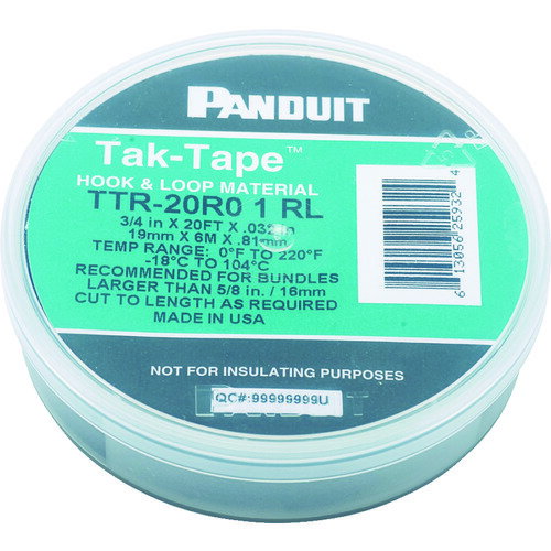 TR パンドウイット タックテープ (ロールタイプ) 6.1mX1巻入り