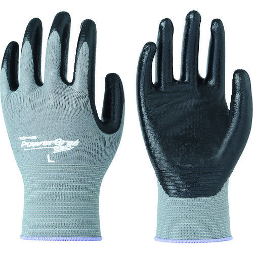 TR トワロン まとめ買い ニトリル背抜き手袋 パワーグラブZERO L (10双入) (入数) 1袋(4)