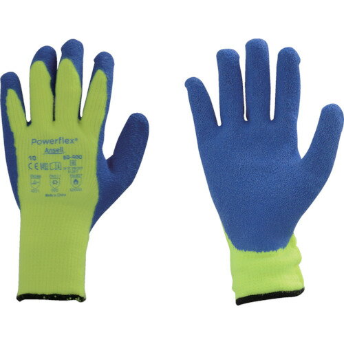 TR アンセル 天然ゴム背抜手袋 アクティブアーマー 80-400 Sサイズ (入数) 1双