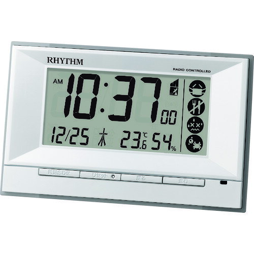 TR RHYTHM リズム 電波置時計 TR RHYTHM リズム 電波置時計