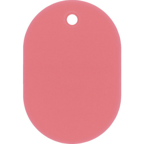 TR 緑十字 小判札 (無地札) ピンク 60×40mm スチロール樹脂
