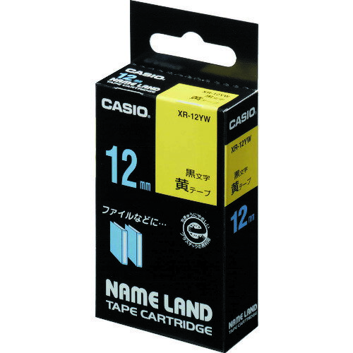 TR カシオ ネームランド用テープカートリッジ 粘着タイプ 12mm