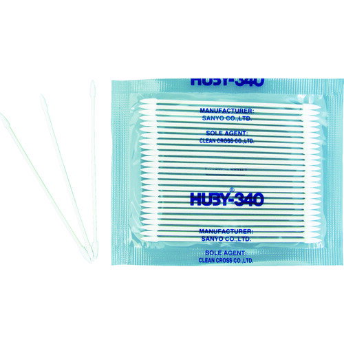 TR HUBY ファインベビースワッブ (ハードシャープポイントスリム) 100本入 (25本X4P)