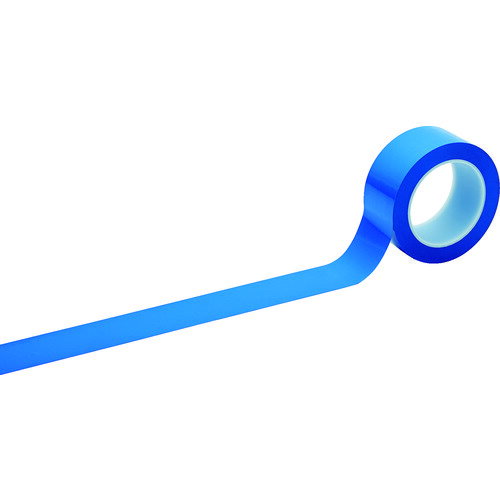 TR 緑十字 クリーンルーム用ラインテープ 青 50mm幅×33m PET＋PVC(3)