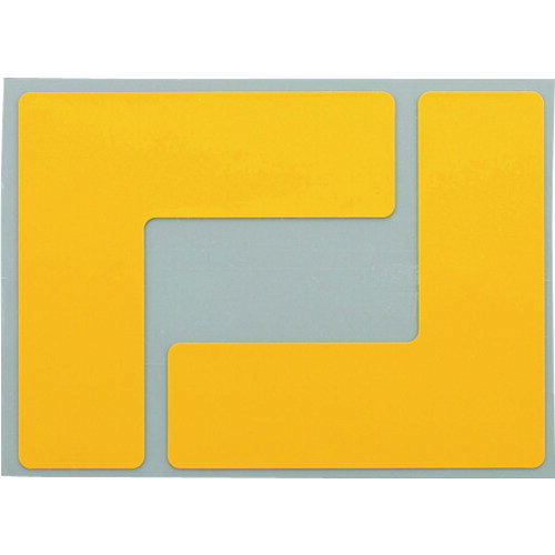 TR ニトムズ 耐久フロアサインズL型M黄20枚