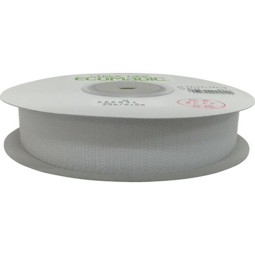 TR ユタカメイク マジックテープ マジックテープボビン巻A 25mm×5m ホワイト