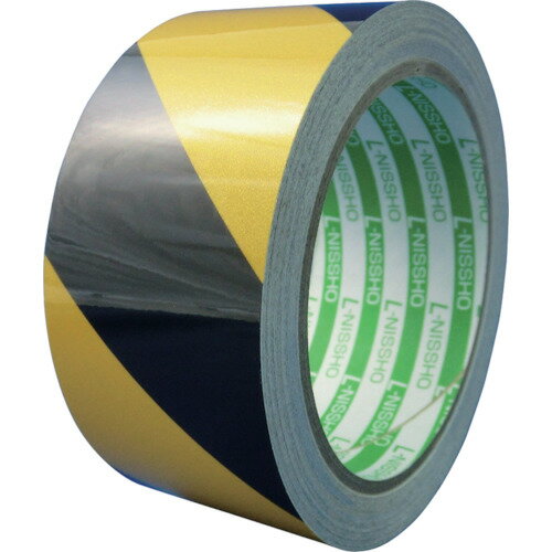 TR 日東エルマテ 再帰反射テープ 150mm×10m イエロー/ブラック